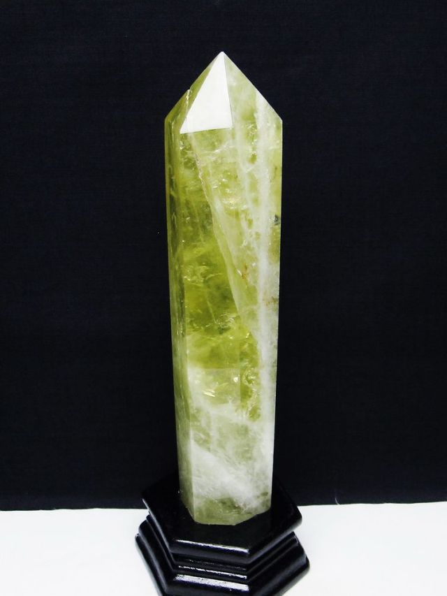 シトリン水晶 六角柱 [t719-5223]