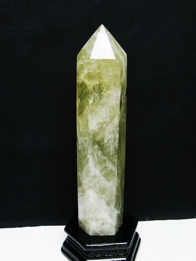 シトリン水晶 六角柱 [t719-5224]