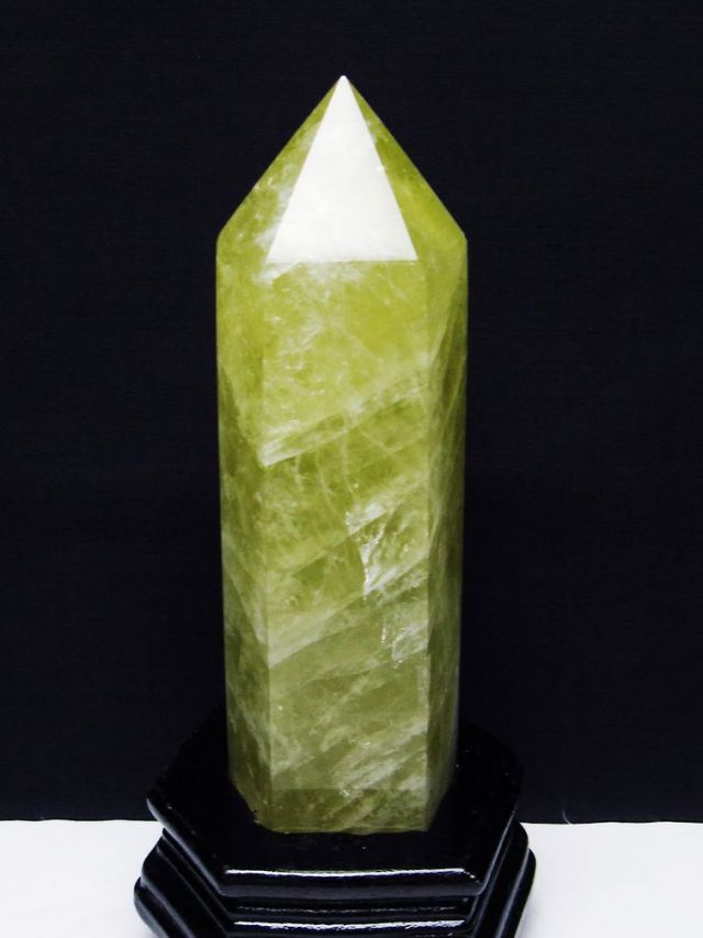 シトリン水晶 六角柱 [t719-5226]