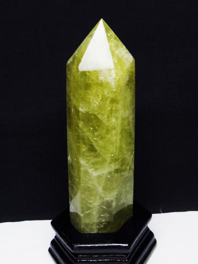 シトリン水晶 六角柱 [t719-5239]