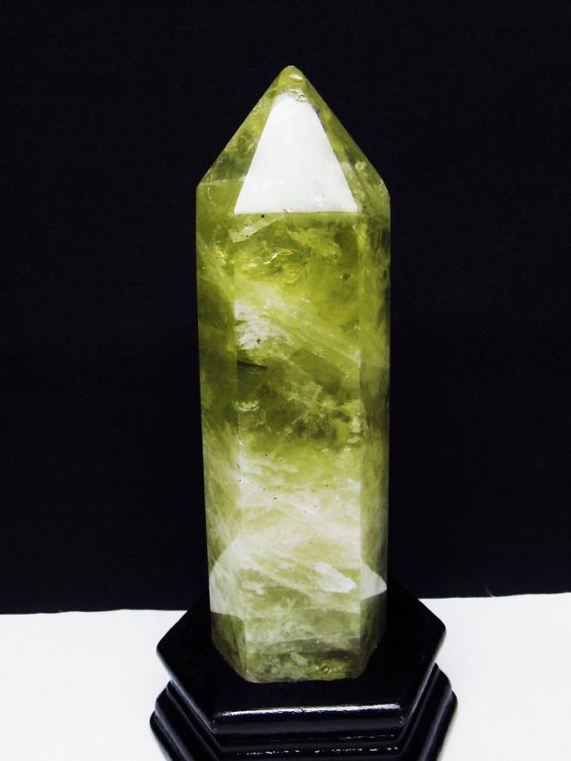 シトリン水晶 六角柱 [t719-5242]