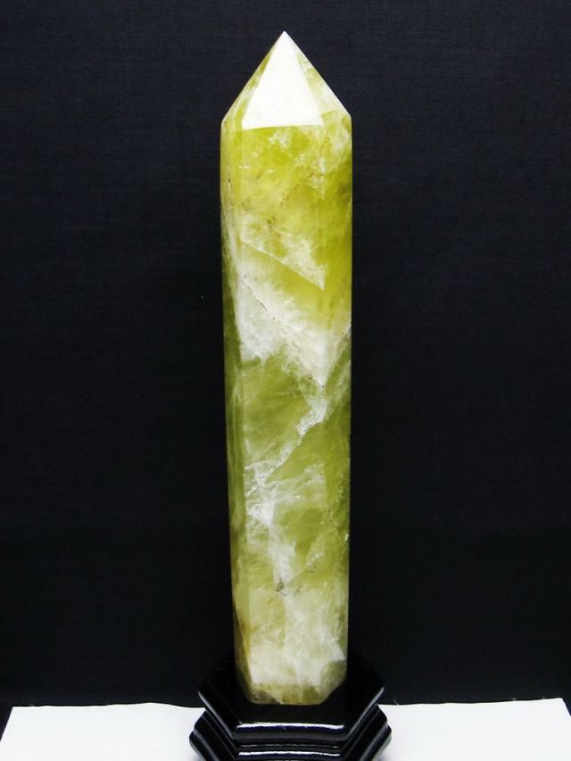 1.5Kg シトリン水晶 六角柱 [t719-5256]
