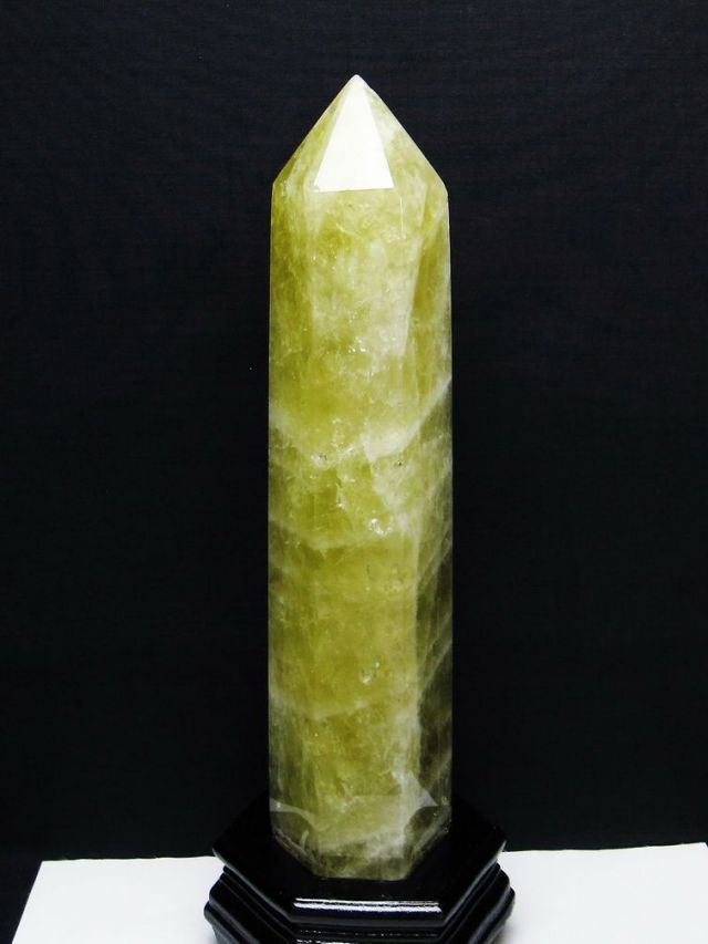 2.1Kg シトリン水晶 六角柱 [t719-5262]