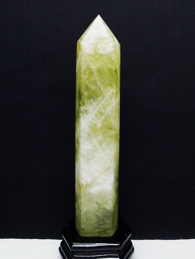 1.1Kg シトリン水晶 六角柱 [t719-5267]