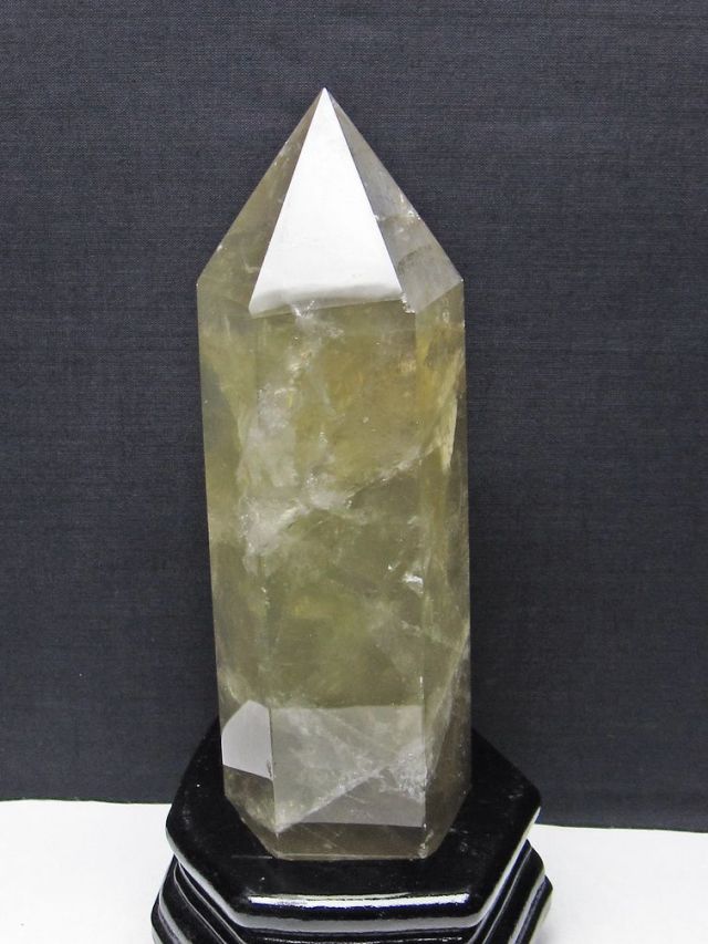 1.1Kg シトリン水晶 六角柱 [t719-5344]