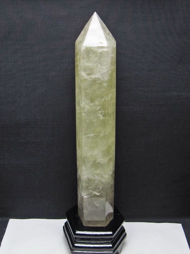 1.6Kg シトリン水晶 六角柱 [t719-5356]