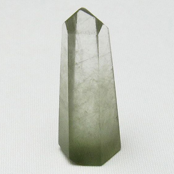 緑ルチル水晶 六角柱[T720-457]