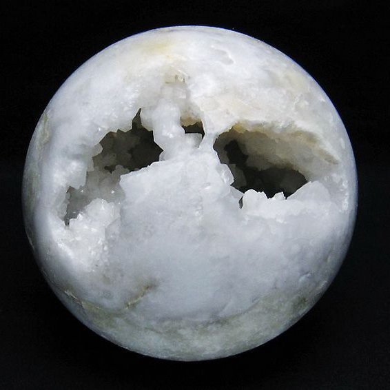 1.7Kg モロッコ産 水晶 笑口 丸玉 127mm [T722-1007]