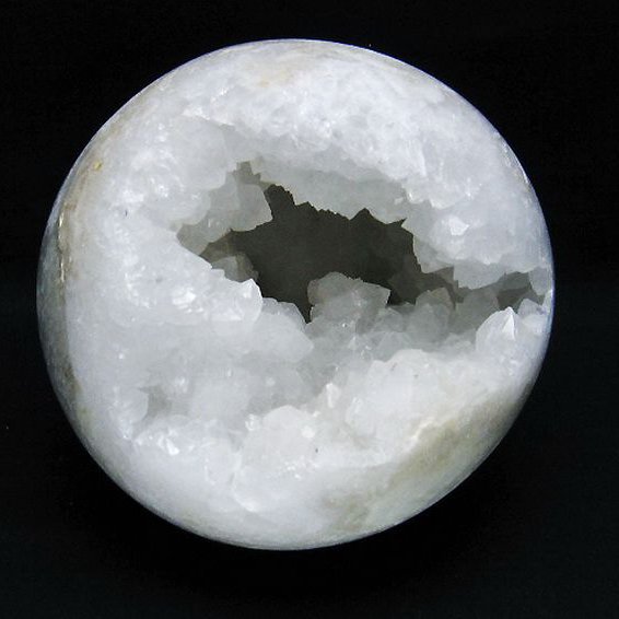 2.1Kg モロッコ産 水晶 笑口 丸玉 133mm [T722-1037]