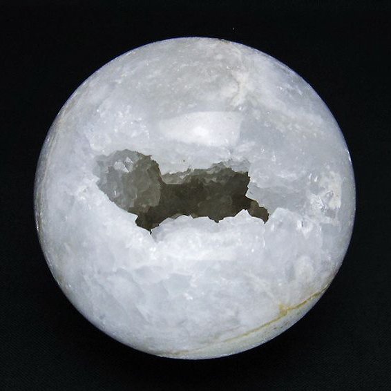 モロッコ産 水晶 笑口 丸玉 68mm [T722-698]