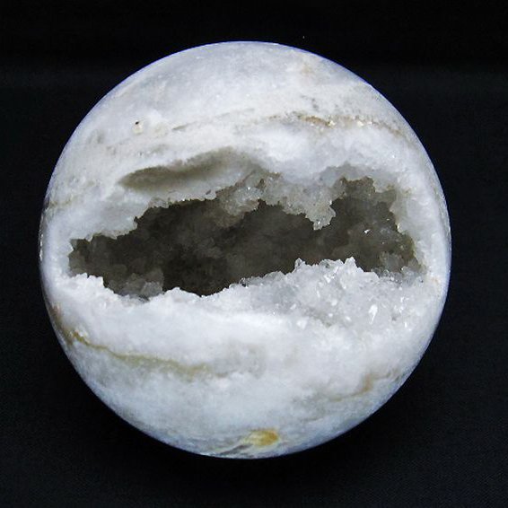 モロッコ産 水晶 笑口 丸玉 77mm [T722-717]