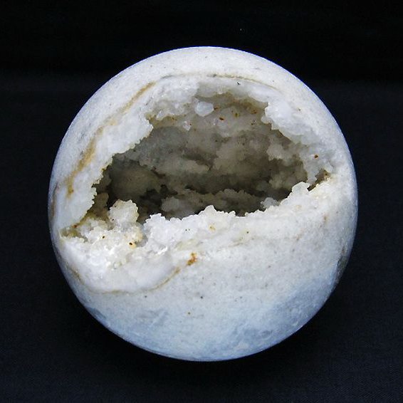 モロッコ産 水晶 笑口 丸玉  80mm [T722-775]