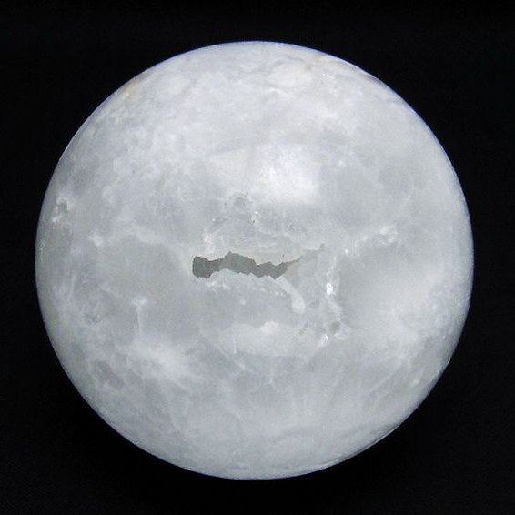 モロッコ産 水晶 笑口 丸玉 71mm [T722-871]