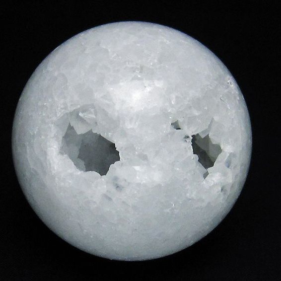 モロッコ産 水晶 笑口 丸玉 63mm [T722-899]