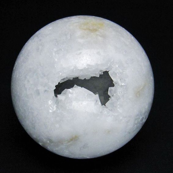 モロッコ産 水晶 笑口 丸玉 62mm [T722-901]