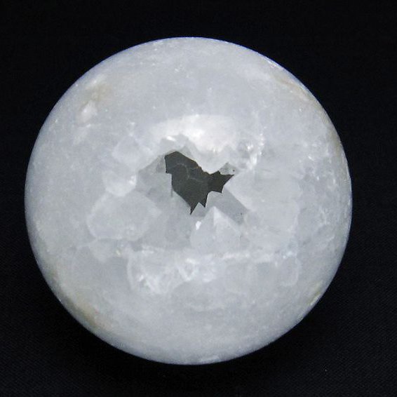 モロッコ産 水晶 笑口 丸玉 53mm [t722-928]