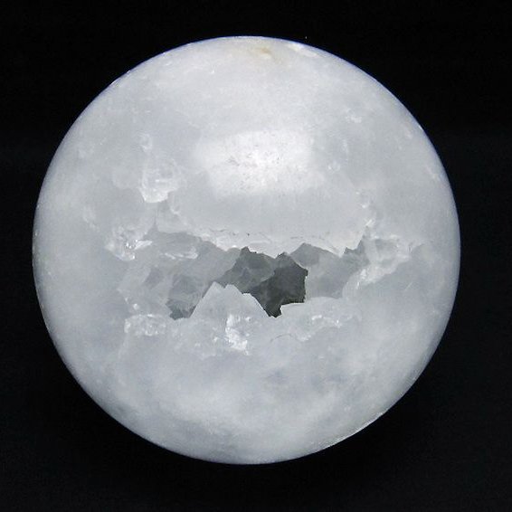 1.2Kg モロッコ産 水晶 笑口 丸玉 96mm [T722-952]