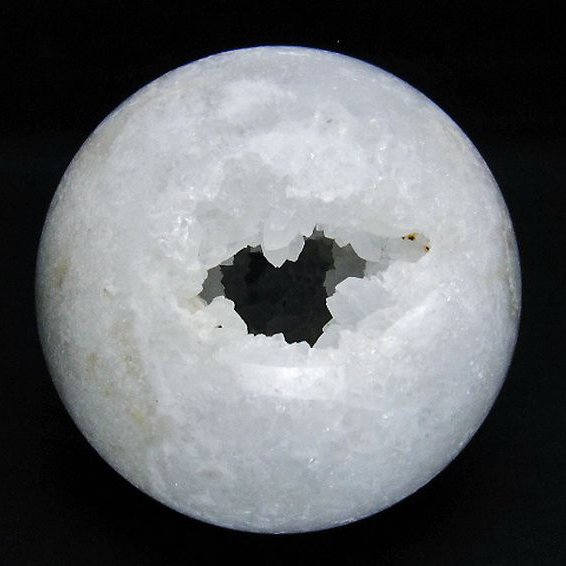 モロッコ産 水晶 笑口 丸玉 89mm [t722-958]