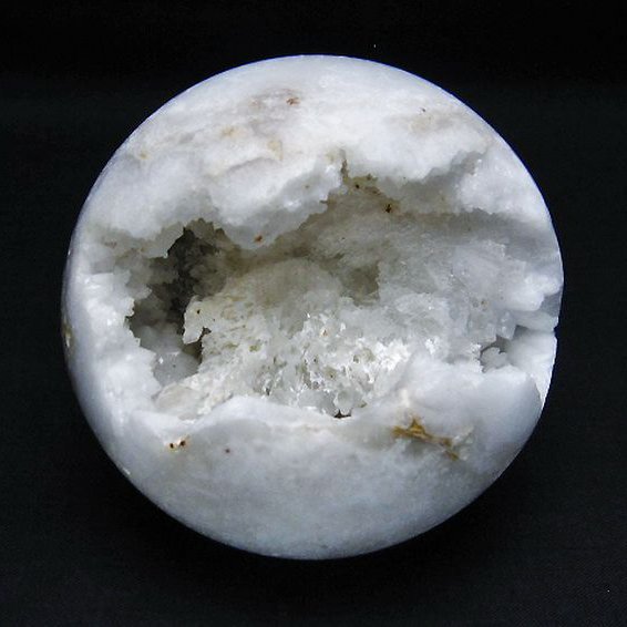 モロッコ産 水晶 笑口 丸玉 82mm [t722-969]