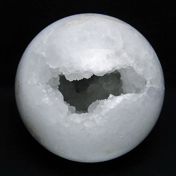 4.5Kg モロッコ産 水晶 笑口 丸玉 165mm [T722-999]