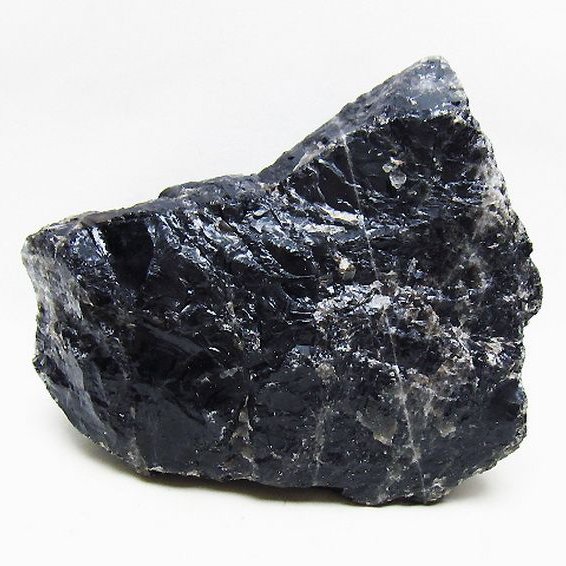 2Kg モリオン 純天然 黒水晶 原石 [t724-2801]