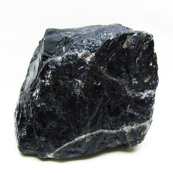 2Kg モリオン 純天然 黒水晶 原石 [t724-2814]