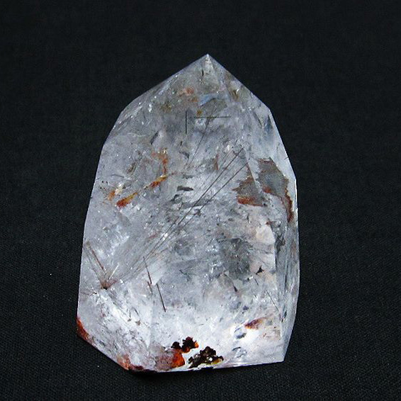 プラチナルチル入水晶 六角柱[T725-2223]