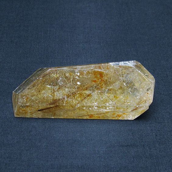 金針ルチル水晶 原石 [t725-2297]