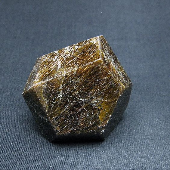 金針ルチル水晶 原石 [t725-2316]