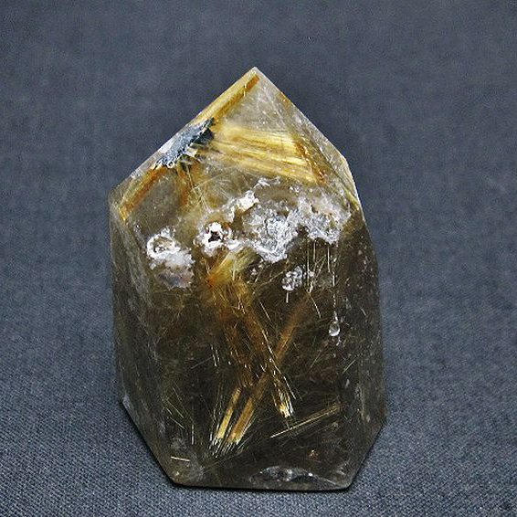 ゴールドタイチンルチル 六角柱[T725-2537]