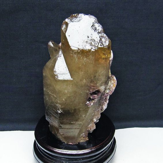 1.3Kg シトリン水晶 雲母入り  原石[T726-1277]