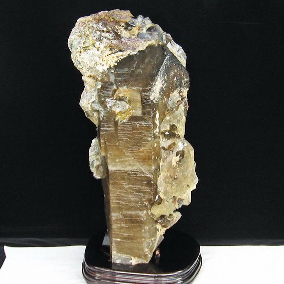 26.5Kg ライトニング水晶トルマリンルチル 原石 同梱不可 [T726-1314]