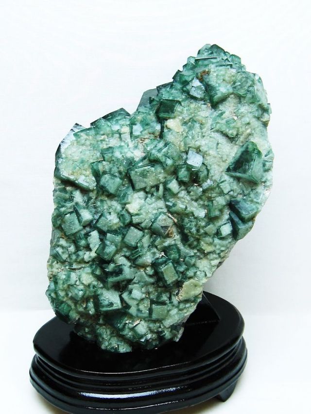 4.1Kg 緑フローライト 原石 [t726-1682]