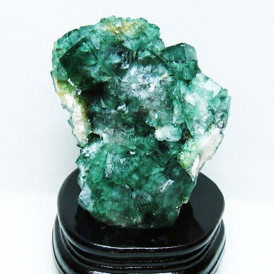 1.3Kg 緑フローライト 原石 [t726-1713]