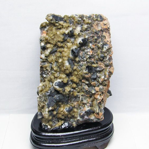 1.6Kg 山東省産  モリオン 純天然 黒水晶 クラスター[T728-1923]