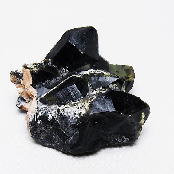 山東省産 モリオン 純天然 黒水晶 クラスター [t728-2171]