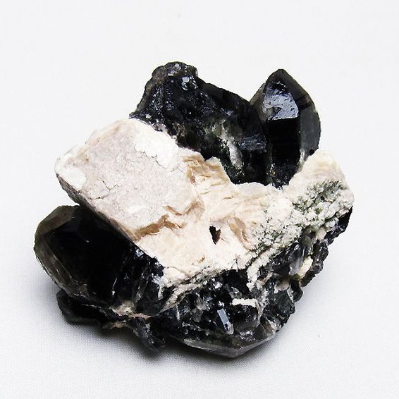 山東省産 モリオン 純天然 黒水晶 クラスター [t728-2193]