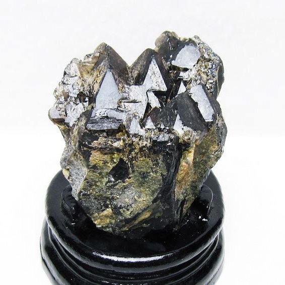 山東省産 モリオン 純天然 黒水晶 クラスター [t728-2284]