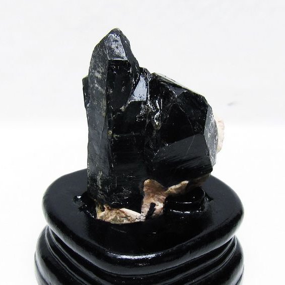 山東省産 モリオン 純天然 黒水晶 原石 [t728-2336]