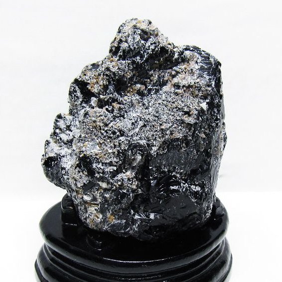 山東省産 モリオン 純天然 黒水晶 原石 [t728-2342]