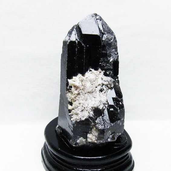 山東省産 モリオン 純天然 黒水晶 原石 [t728-2347]