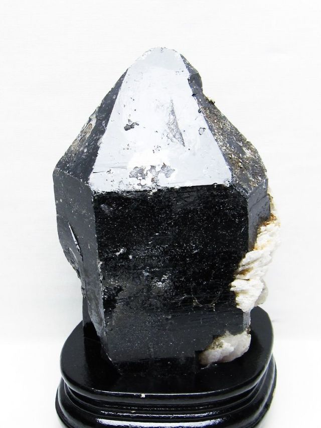 2.1Kg 山東省産 モリオン 純天然 黒水晶 原石[T728-2381]