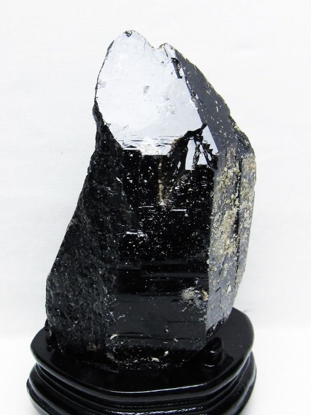 2.2Kg 山東省産 モリオン 純天然 黒水晶 原石[T728-2382]