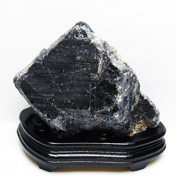 3.4Kg 山東省産 モリオン 純天然 黒水晶 原石 [t728-2403]