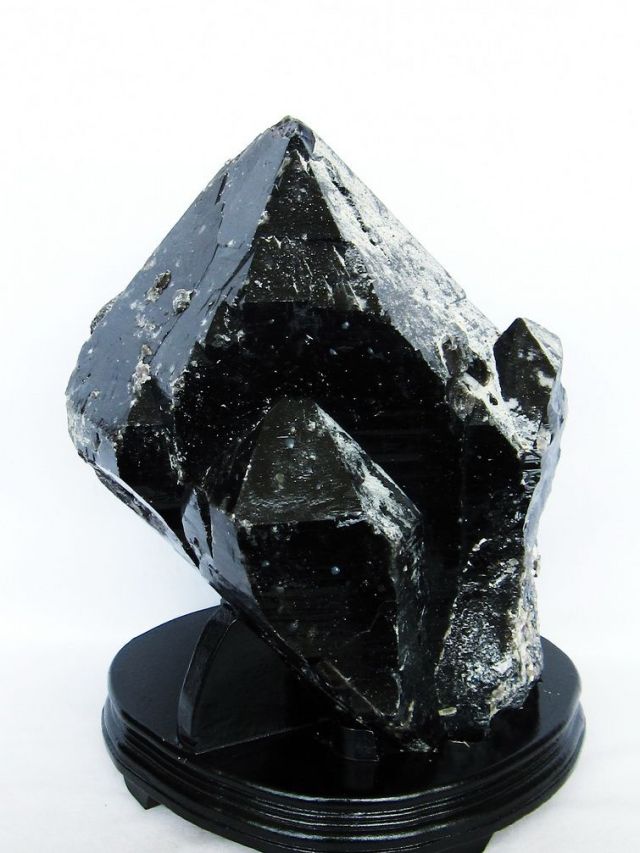 20.8Kg 山東省産 モリオン 純天然 黒水晶 原石 同梱不可[T728-2424]