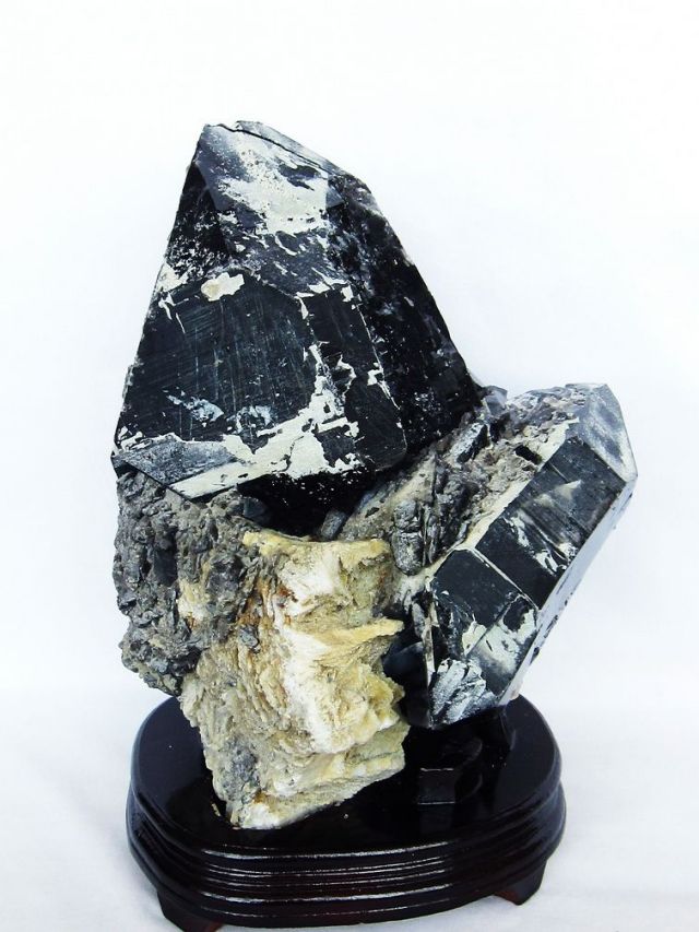 【匿名発送】山東省産モリオン原石 山東省産]フラワーカルサイトオンモリオン原石（天然黒水晶