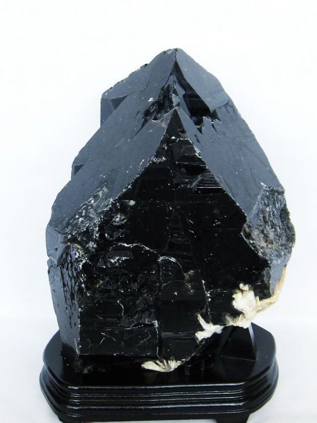 13.7Kg 山東省産 モリオン 純天然 黒水晶 原石 同梱不可[T728-2436]