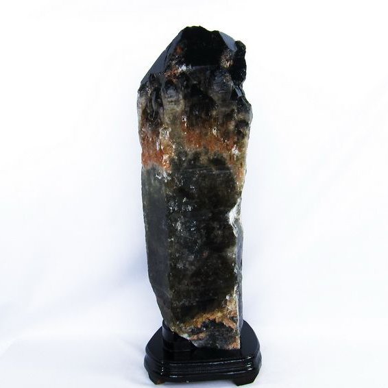 26.9Kg モリオン 純天然 黒水晶 カテドラルライブラリー 水晶 原石 同梱不可 [T735-3800]