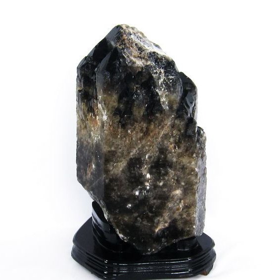 30.4Kg モリオン 純天然 黒水晶 カテドラルライブラリー 水晶 原石 同梱不可 [T735-3805]