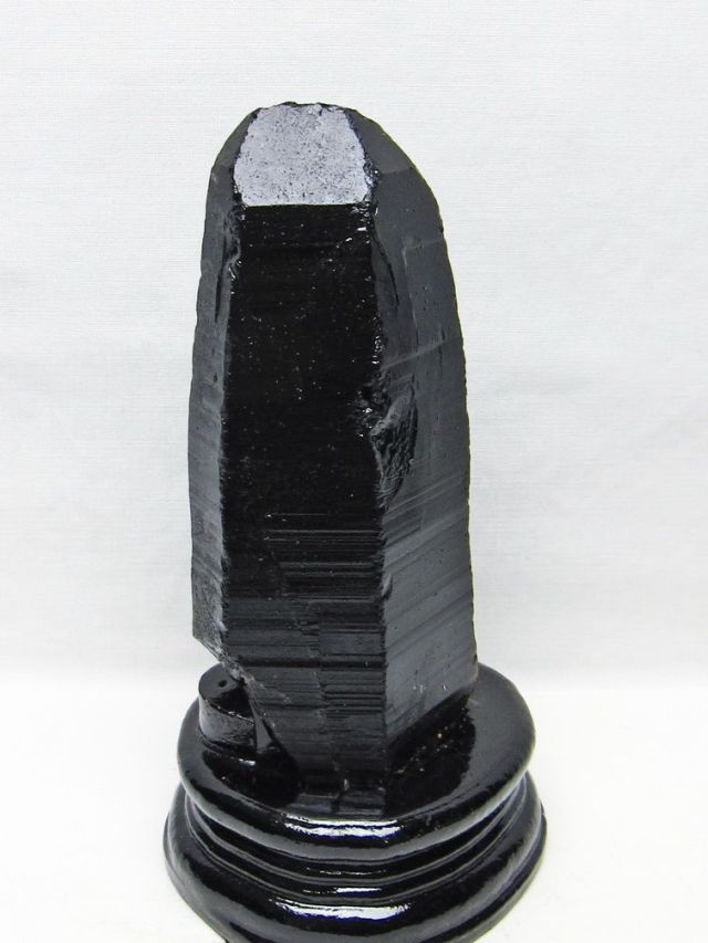 モリオン 純天然 黒水晶 原石 [t735-4046]
